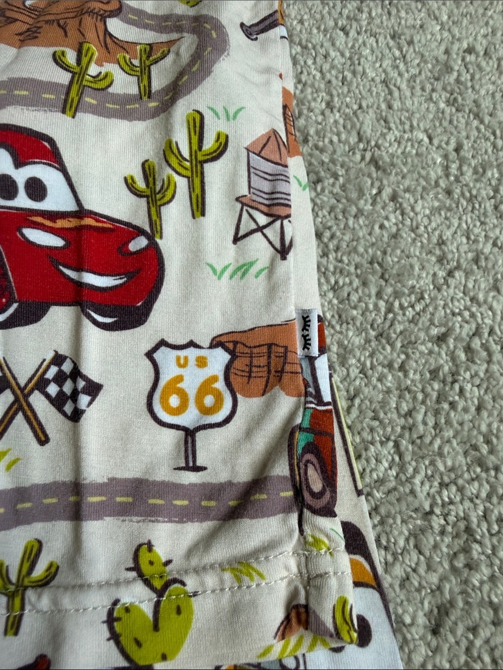 Little Sleepies Disney Cars Pajamas - 2T - Picture 3 of 4